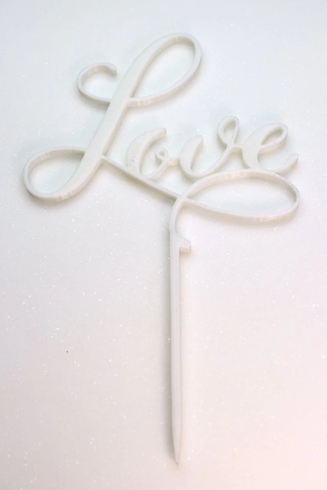 wedding cake decoration - love 3D Print Model .c4d .max .obj .3ds .fbx .stl .blend 