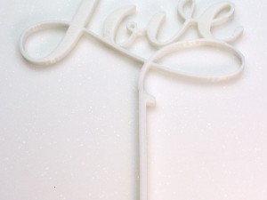 wedding cake decoration - love 3D Print Model