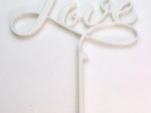 wedding cake decoration - love 3D Print Model
