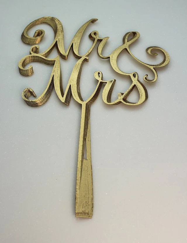 wedding cake decoration - mr ms 3D Print Model .c4d .max .obj .3ds .fbx .stl .blend 