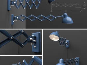 lamp kaiser idell 3D in 3DExport