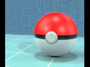 pokemon ball 3D Model