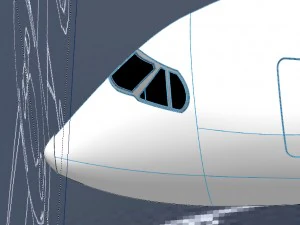 airbus a350 1000 3D Model