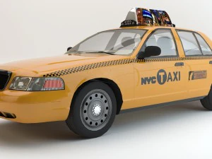 car taxi 3D Model