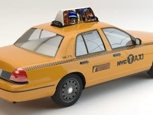 car taxi 3D Model
