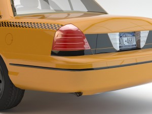 car taxi Modelo 3D