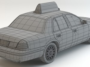 car taxi Modelo 3D