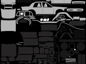 car taxi Modelo 3D