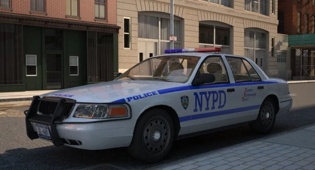 car police 3D Model .c4d .max .obj .3ds .fbx .stl .blend