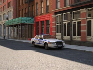 car police 3D Model