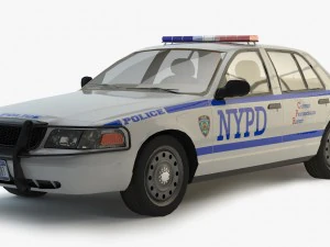 car police 3D Model