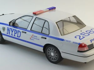 car police 3D Model