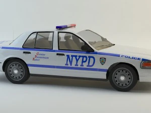 car police 3D Model