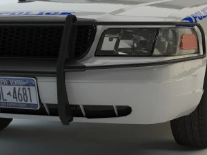 car police 3D Model