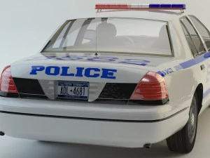 car police 3D Model