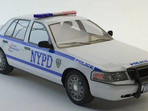 car police 3D Model
