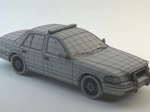 car police 3D Model