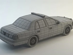 car police 3D Model