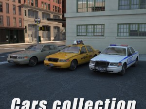 cars collection 3D Model