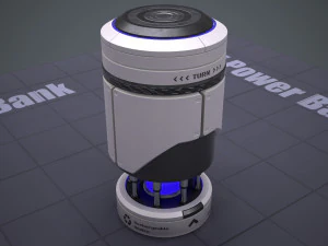 sci-fi power bank 3D Model