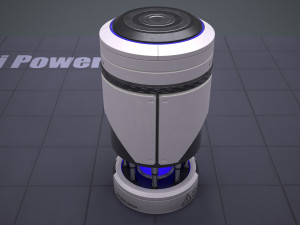 sci-fi power bank 3D मॉडल