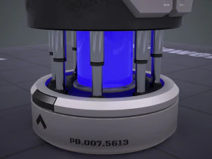 sci-fi power bank 3D Model
