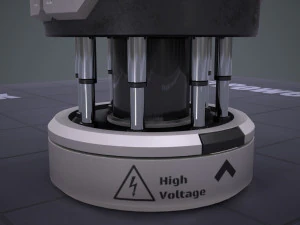 sci-fi power bank 3D Model
