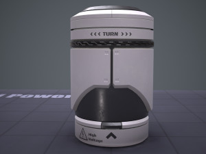 sci-fi power bank 3D मॉडल