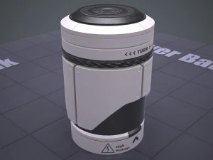 sci-fi power bank 3D Model