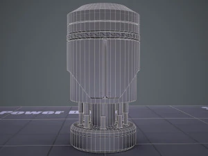 sci-fi power bank 3D Model