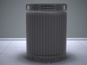 sci-fi barrel pbr 3D मॉडल