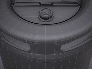 sci-fi barrel pbr 3D मॉडल