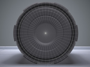 sci-fi barrel pbr 3D मॉडल