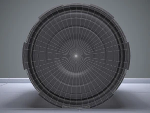 sci-fi barrel pbr 3D Model