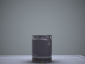 sci-fi barrel pbr 3D मॉडल