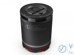 sci-fi barrel pbr 3D मॉडल