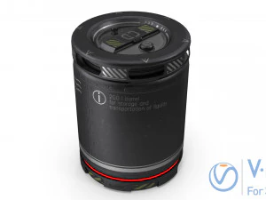 sci-fi barrel pbr 3D Model