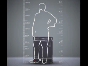 sci-fi barrel pbr 3D Model