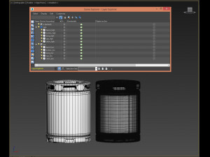 sci-fi barrel pbr 3D मॉडल