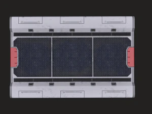 plataforma modular de fic&ccedil;&atilde;o cient&iacute;fica pbr Modelo 3D