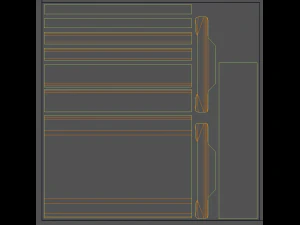 plataforma modular de fic&ccedil;&atilde;o cient&iacute;fica pbr Modelo 3D
