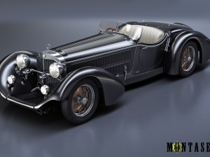 Mercedes benz ss roadster 3D Model