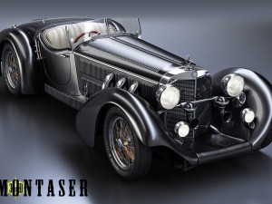 Mercedes benz ss roadster 3D Model