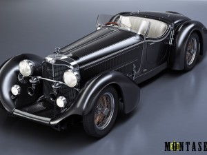 Mercedes benz ss roadster 3D Model
