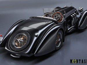 Mercedes benz ss roadster 3D Model