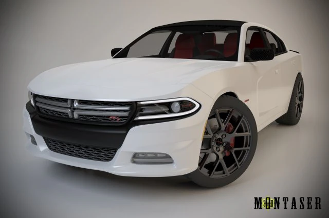dodge charger 2015 3D Model .c4d .max .obj .3ds .fbx .stl .blend 