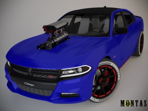 dodge charger 2015 custom 3D Model