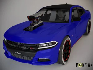 dodge charger 2015 custom 3D Model