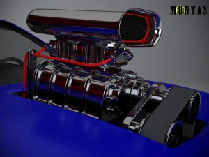 dodge charger 2015 custom 3D Model