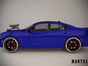 dodge charger 2015 custom 3D Model